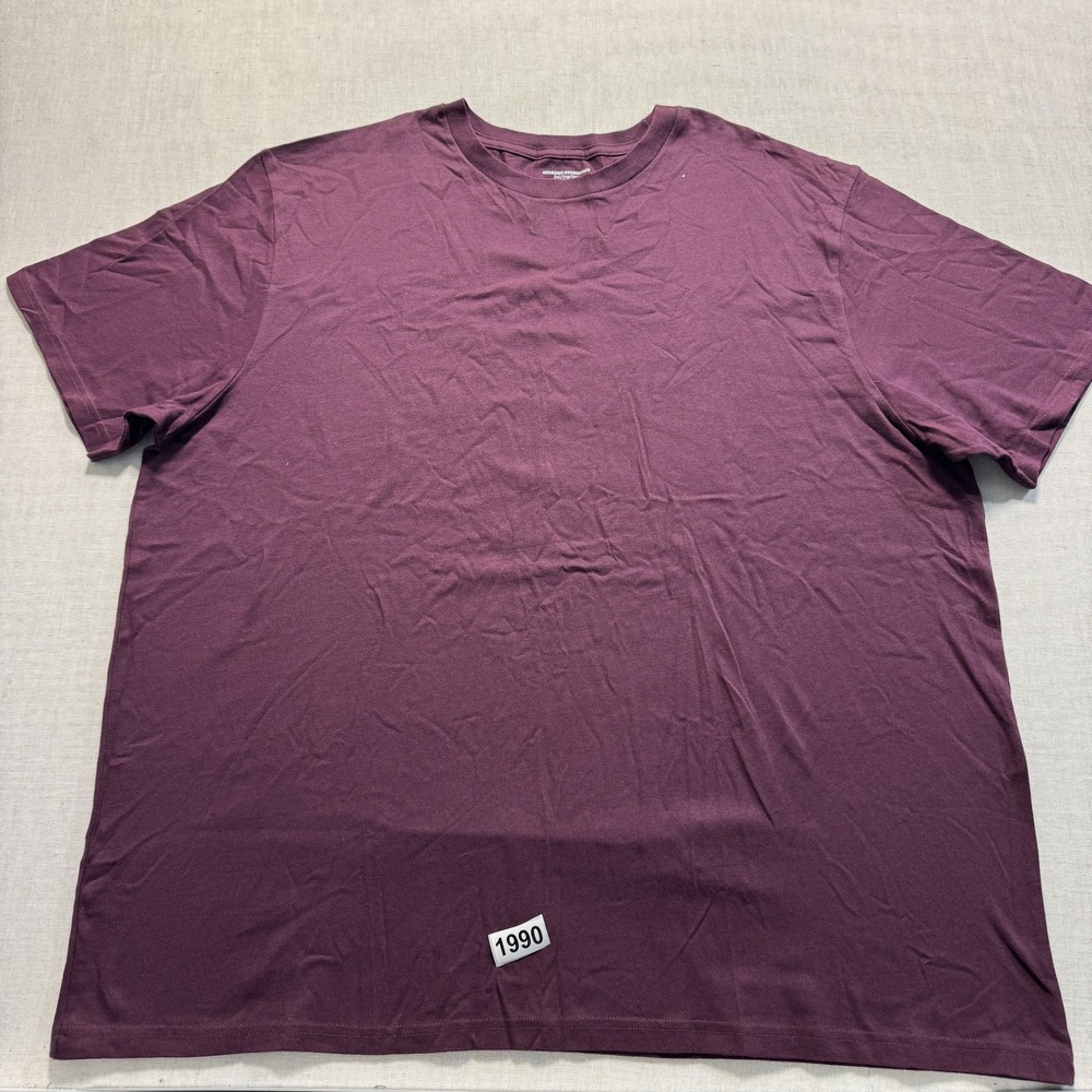 Amazon Essentials T-Shirt Mens 2XL Burgundy New